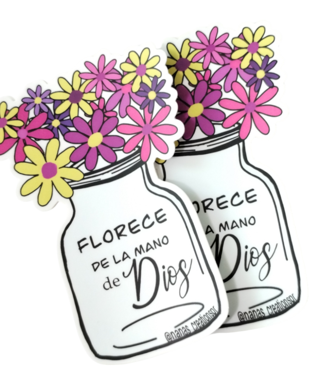 Bumper Sticker Florece de la mano de Dios