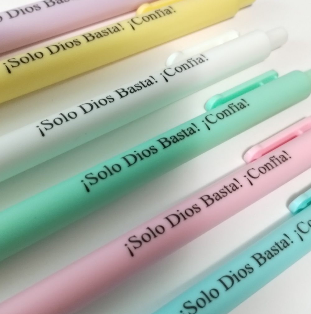 Bolígrafos con Propósito- Solo Dios Basta