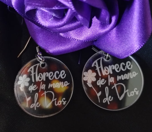 Pantallas "Florece de la mano de Dios".