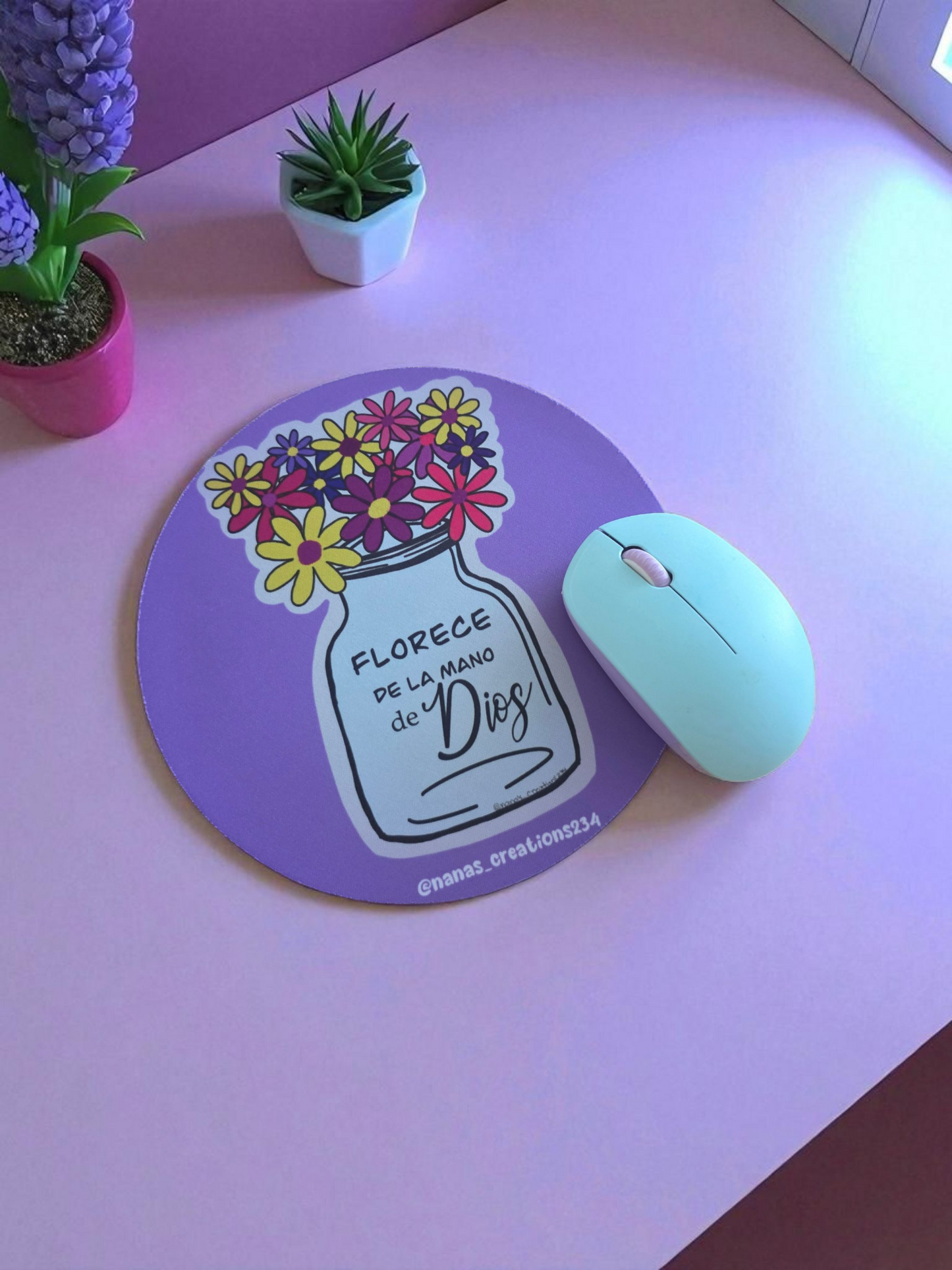 Florece de la mano de Dios