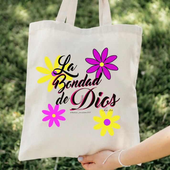 Canvas Tote Bag “La Bondad de Dios”