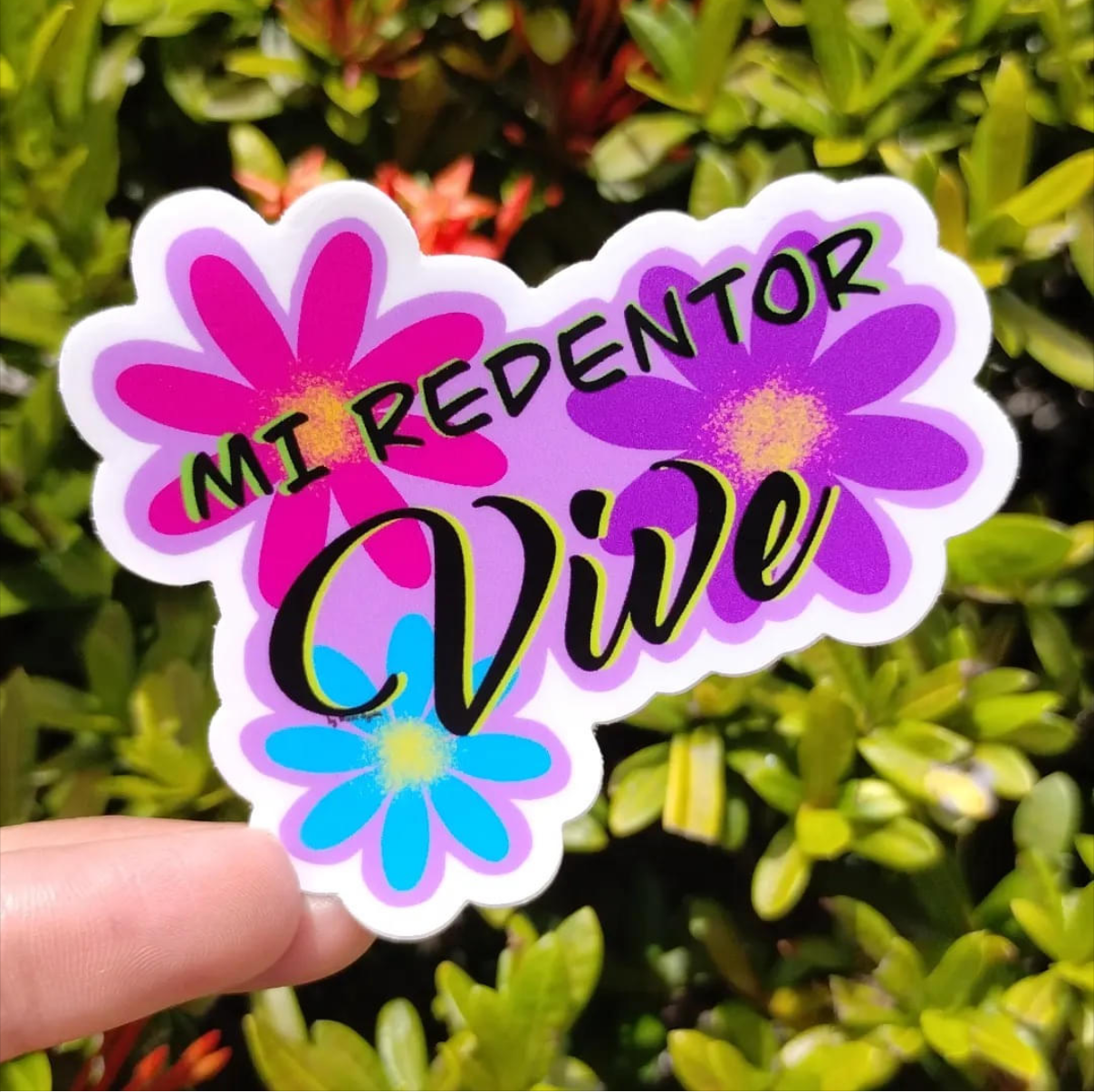 Stickers "Mi Redentor Vive" Premium