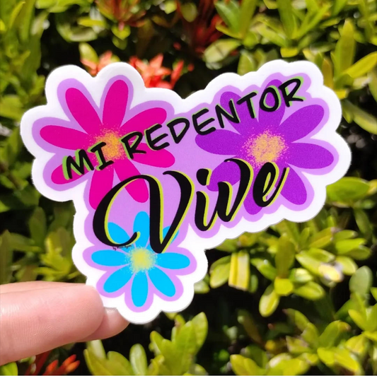 Stickers "Mi Redentor Vive"