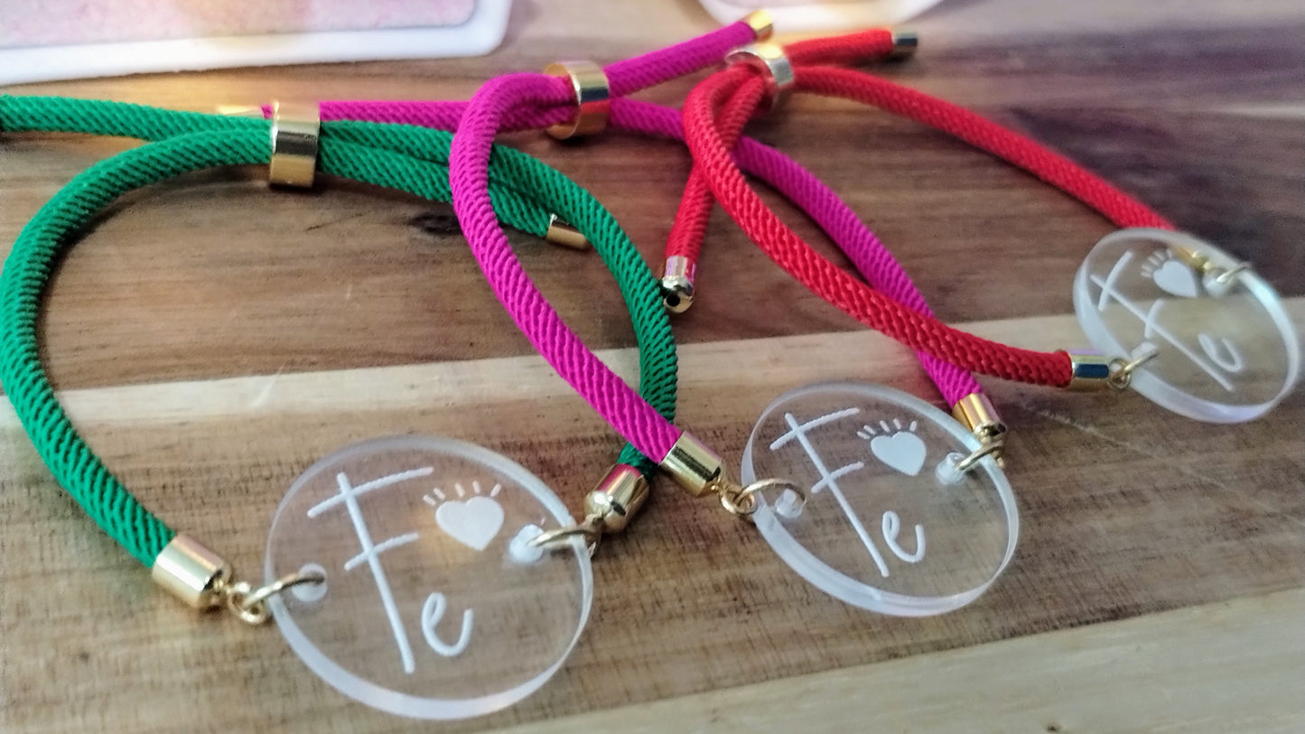 Pulseras "FE"