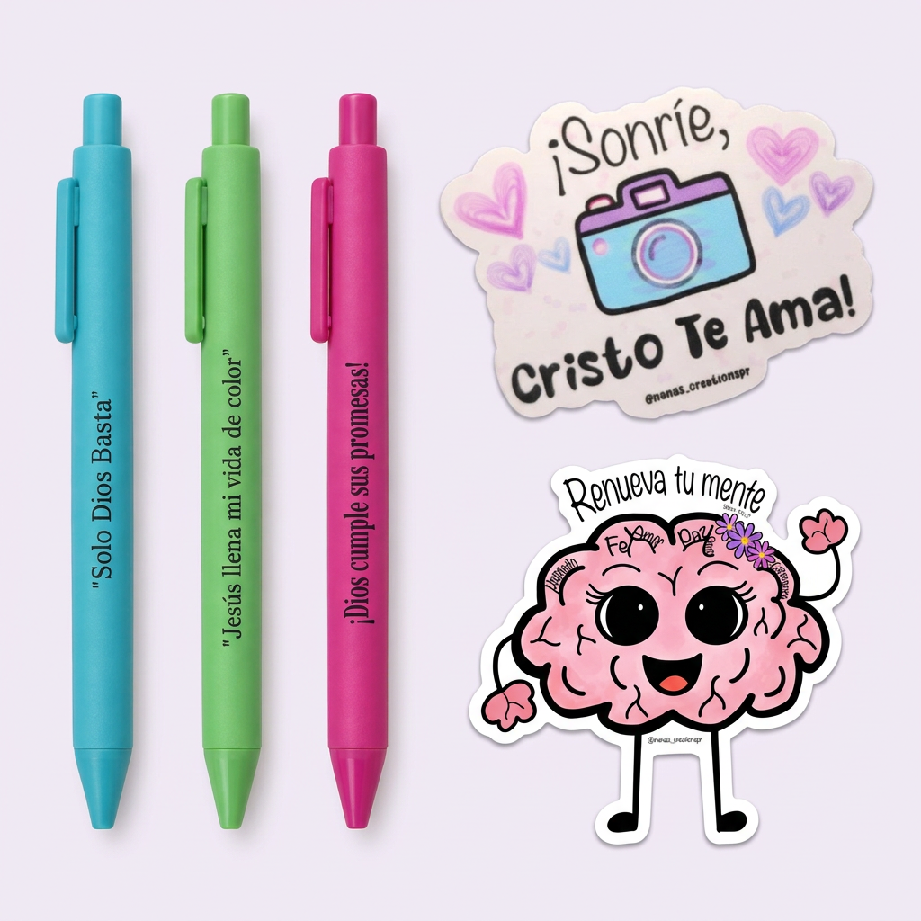 Propuesta de foto del kit de fe para regalar