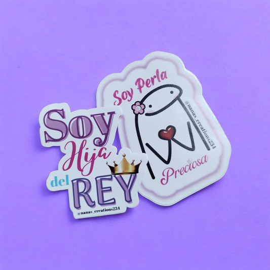 Stickers "Soy Hija del Rey"