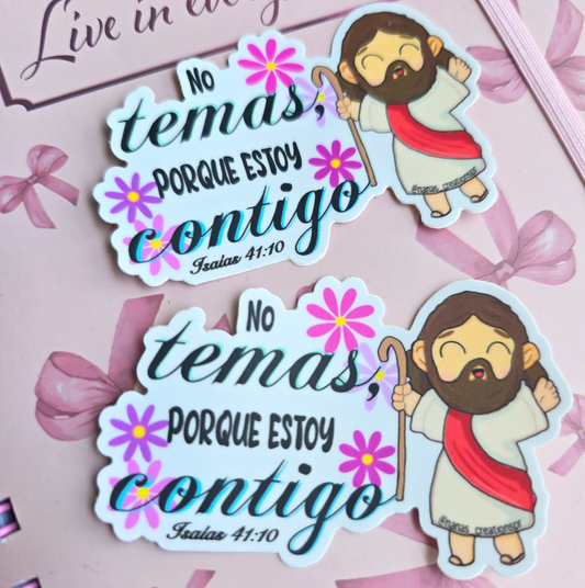 Stickers Premium "Isaías 41:10"